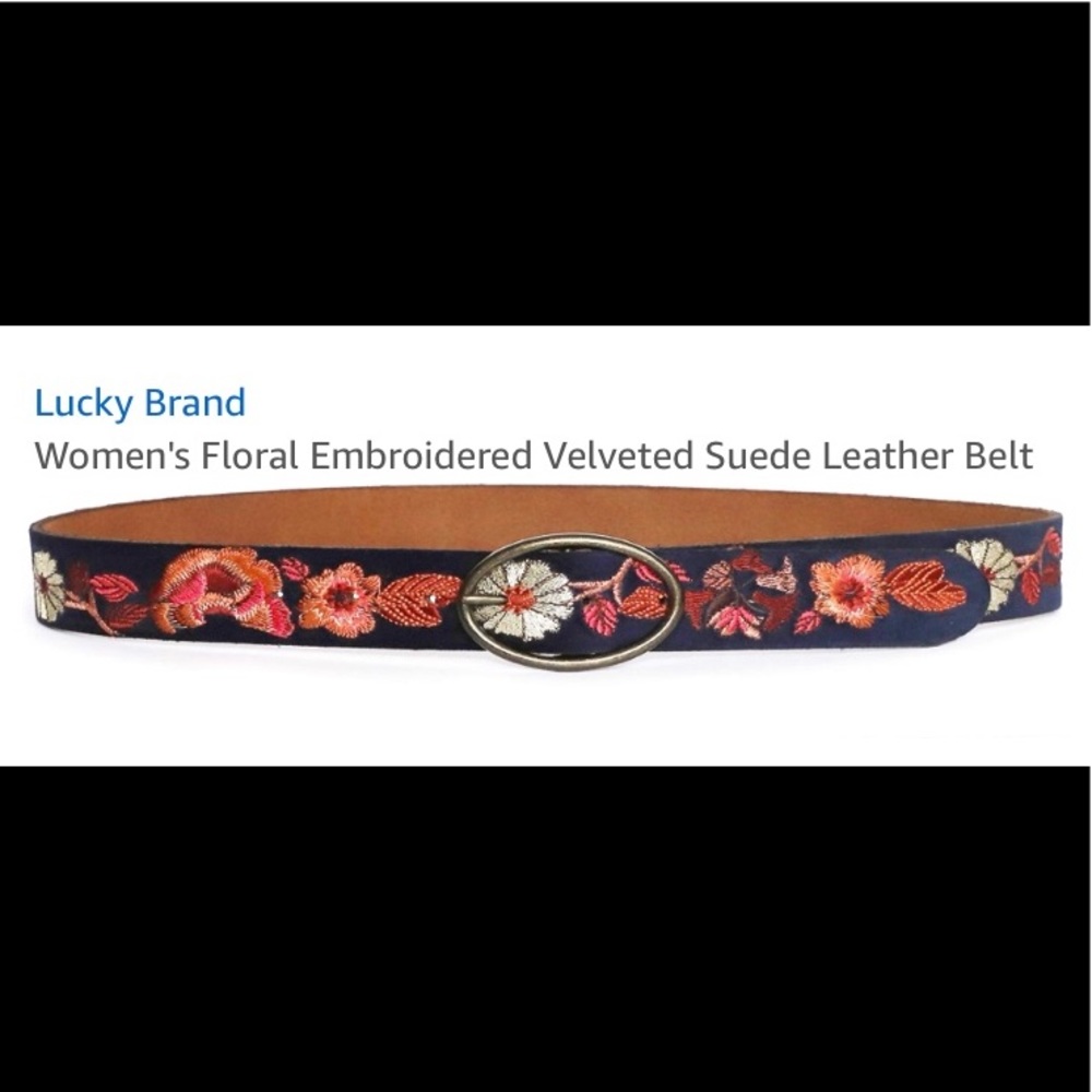 Lucky brand floral belt